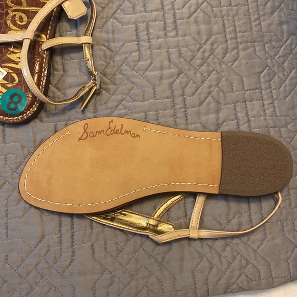 Sam Edelman | Shoes | Nudecream Sam Edelman Sandals Brand New Never Worn  Bought At Tj Maxx | Poshmark